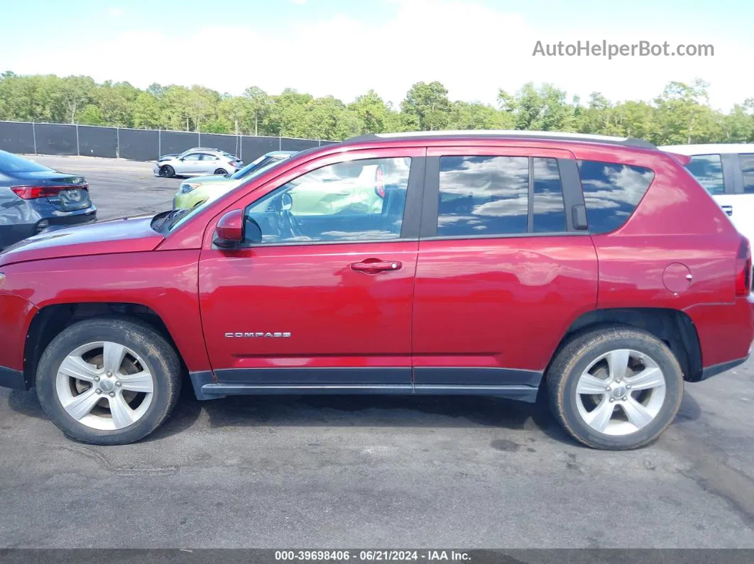 2016 Jeep Compass Latitude Red vin: 1C4NJCEA9GD648056