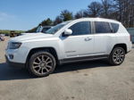 2016 Jeep Compass Latitude White vin: 1C4NJCEA9GD747900