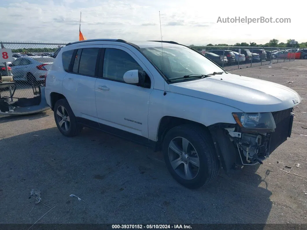 2016 Jeep Compass High Altitude Edition White vin: 1C4NJCEA9GD748142