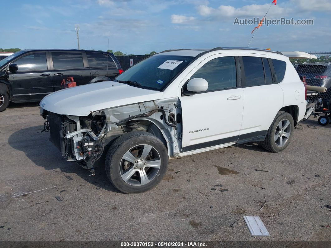 2016 Jeep Compass High Altitude Edition White vin: 1C4NJCEA9GD748142