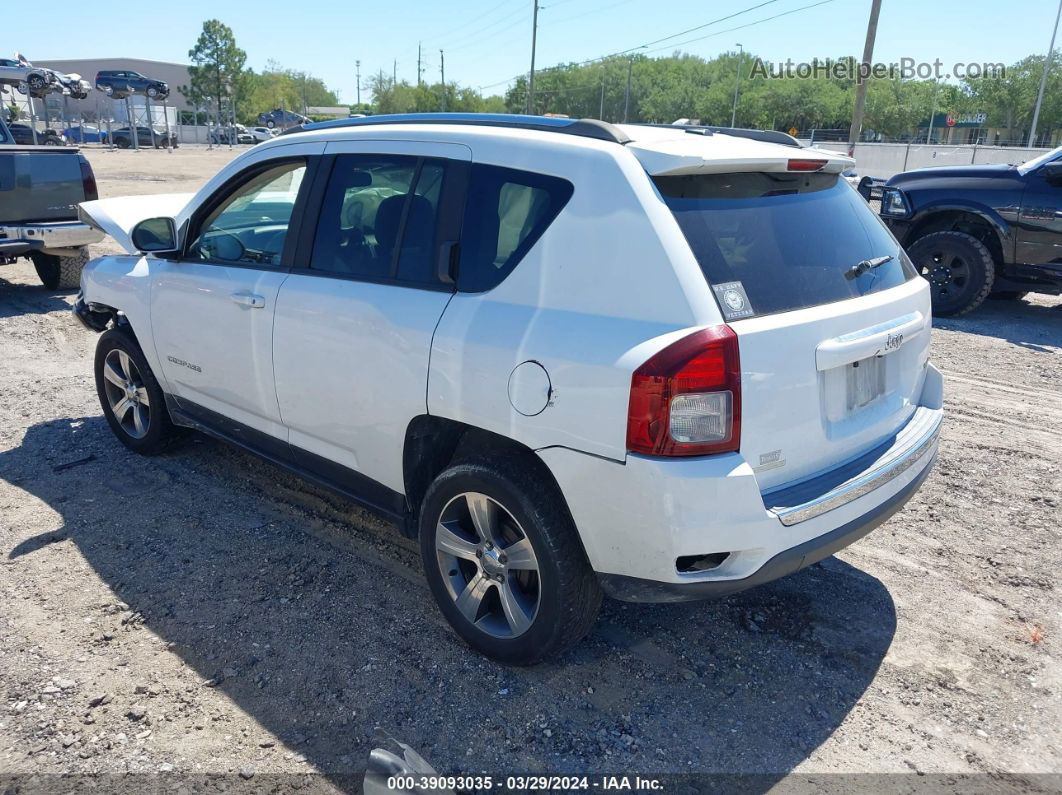 2016 Jeep Compass High Altitude Edition White vin: 1C4NJCEA9GD775065