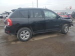 2013 Jeep Compass Latitude Black vin: 1C4NJCEAXDD255405