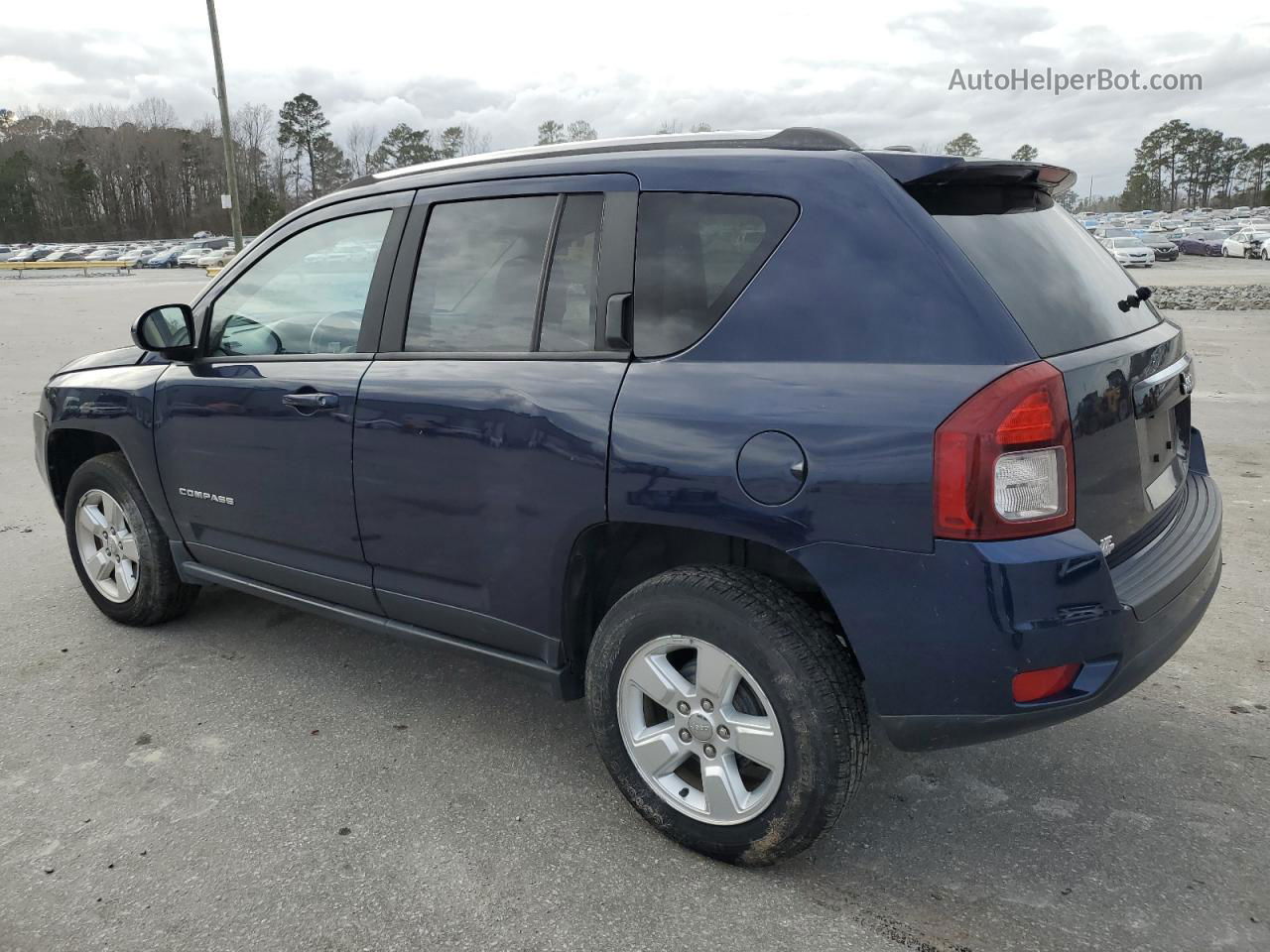 2014 Jeep Compass Latitude Синий vin: 1C4NJCEAXED587605