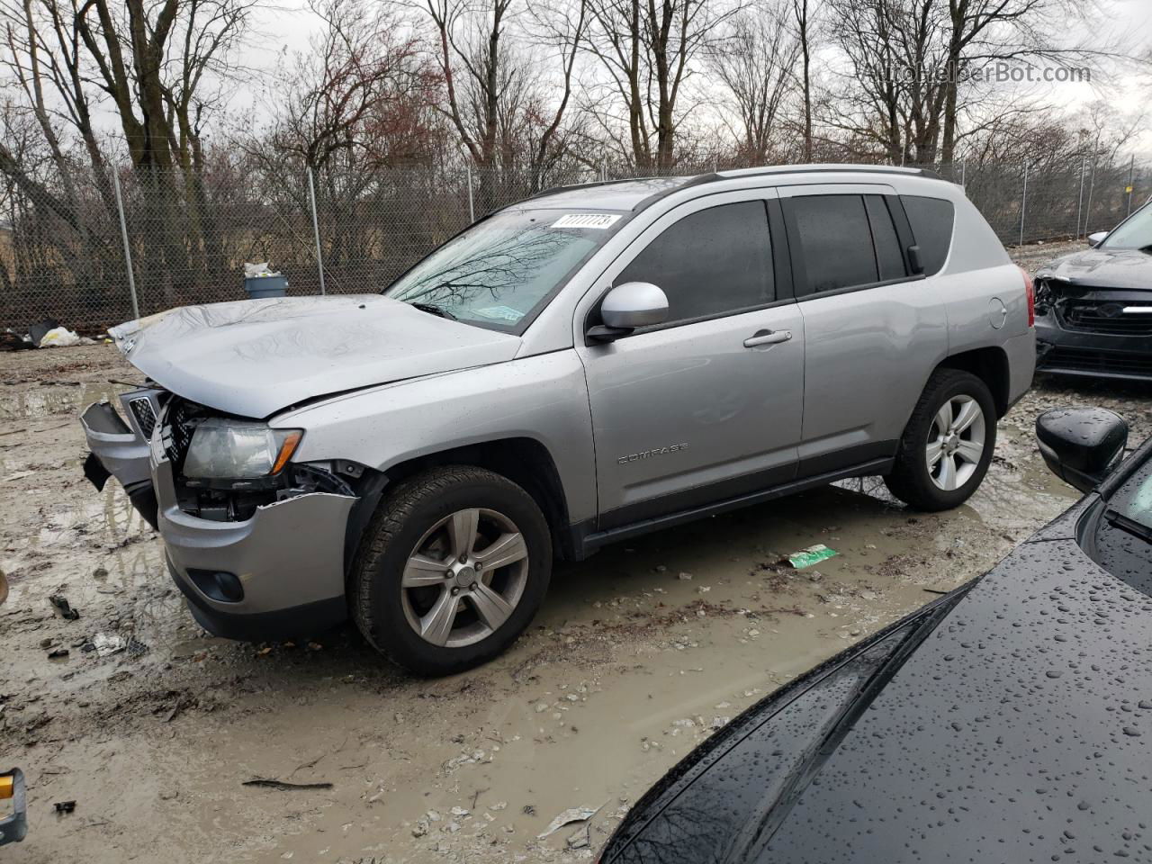 2016 Jeep Compass Latitude Gray vin: 1C4NJCEAXGD648163