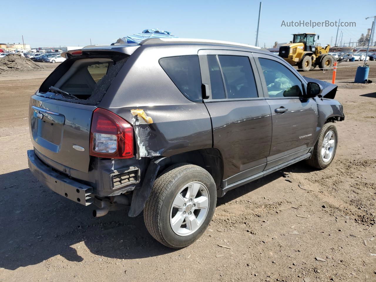 2016 Jeep Compass Latitude Charcoal vin: 1C4NJCEAXGD783384