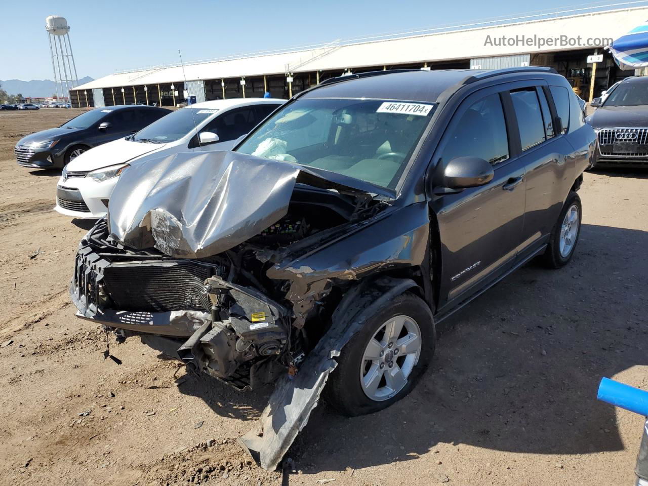 2016 Jeep Compass Latitude Charcoal vin: 1C4NJCEAXGD783384