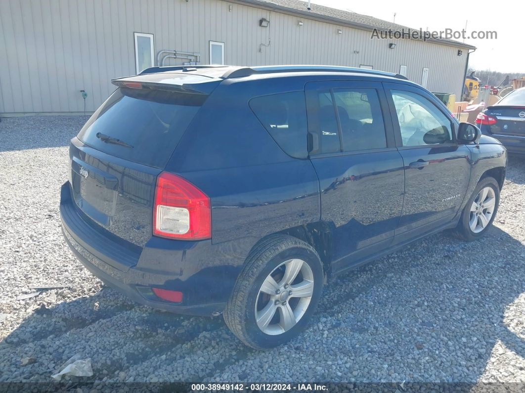 2013 Jeep Compass Latitude Синий vin: 1C4NJCEB0DD213561