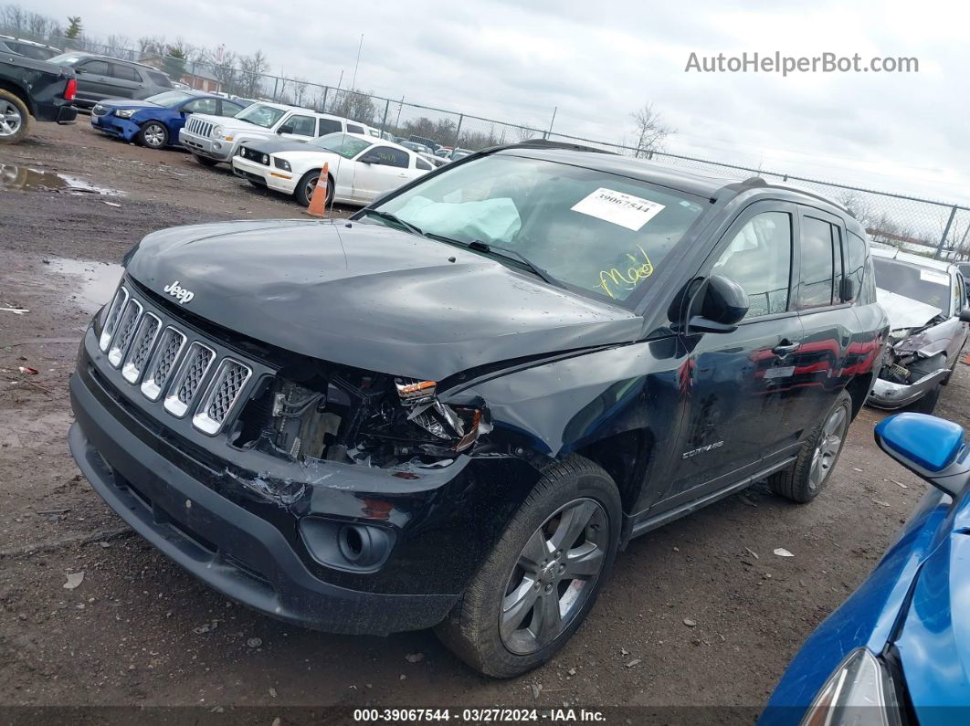 2014 Jeep Compass Latitude Black vin: 1C4NJCEB0ED690606