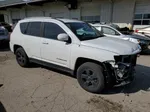 2016 Jeep Compass Latitude White vin: 1C4NJCEB0GD652103