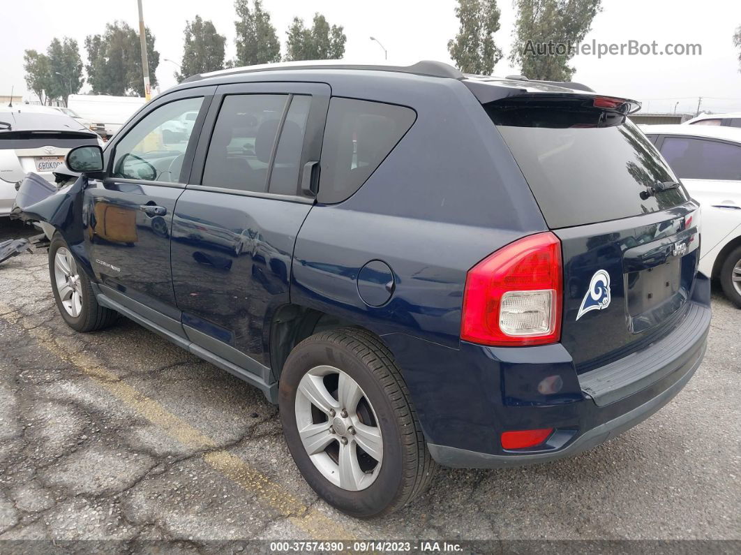 2013 Jeep Compass Latitude Синий vin: 1C4NJCEB1DD197337