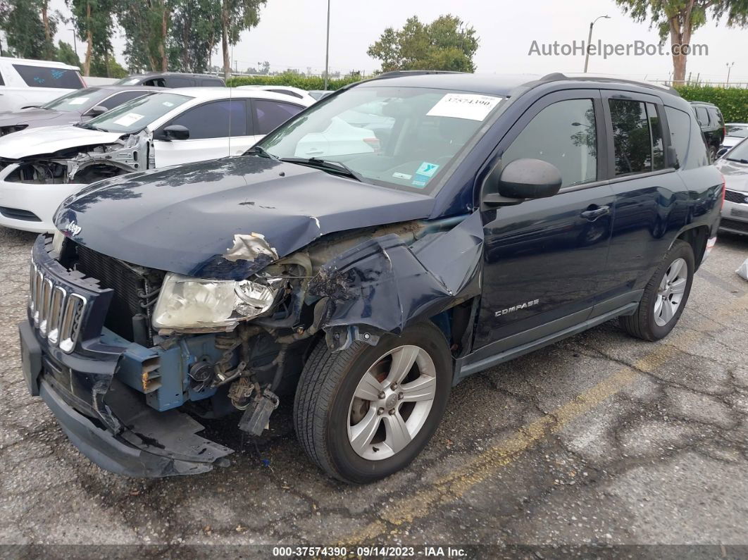 2013 Jeep Compass Latitude Blue vin: 1C4NJCEB1DD197337