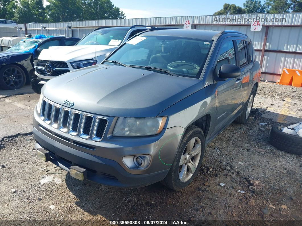 2013 Jeep Compass Latitude Gray vin: 1C4NJCEB1DD251316