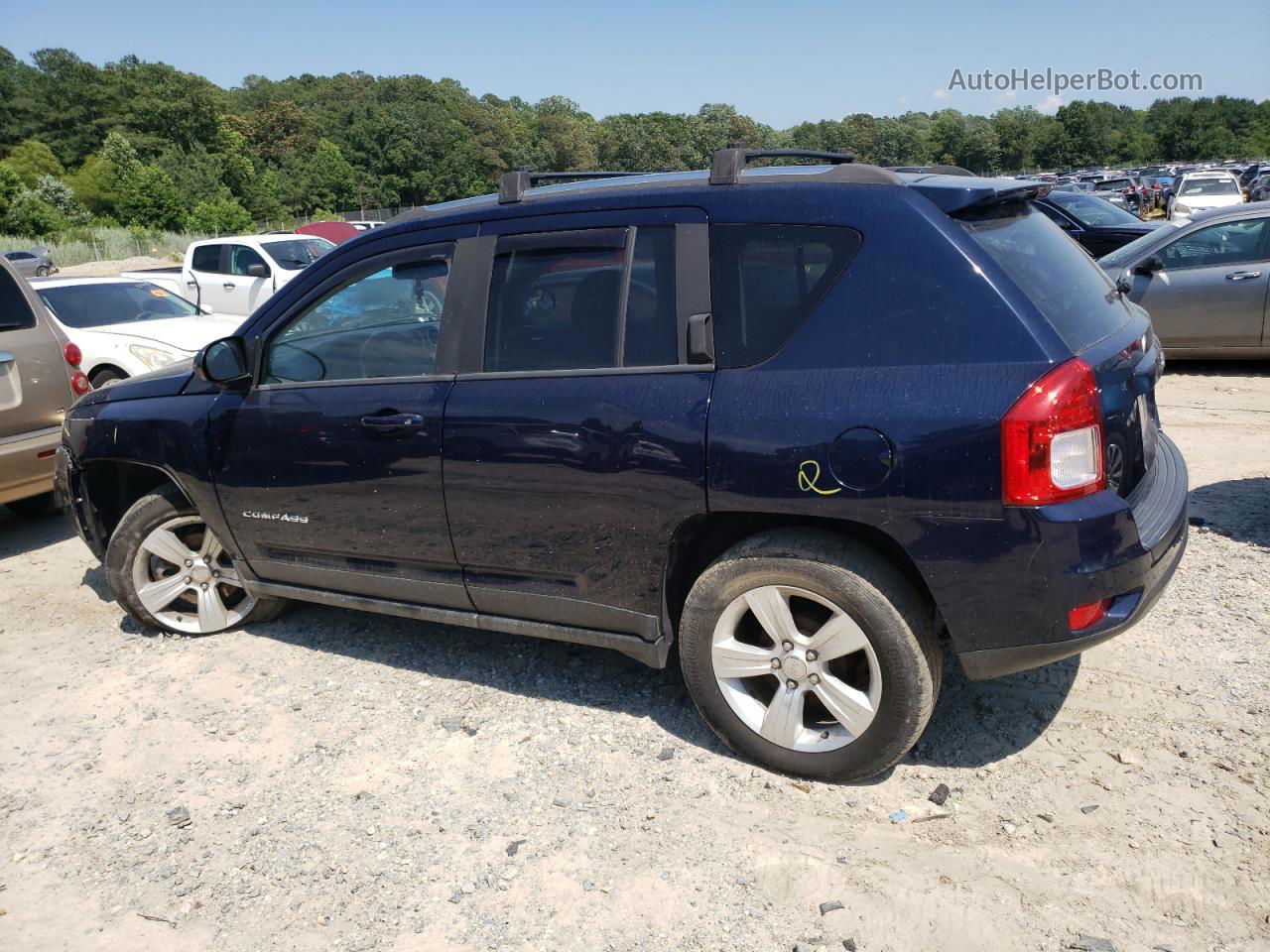 2013 Jeep Compass Latitude Blue vin: 1C4NJCEB1DD276118