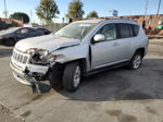 2014 Jeep Compass Latitude Silver vin: 1C4NJCEB1ED507892