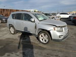 2014 Jeep Compass Latitude Silver vin: 1C4NJCEB1ED507892