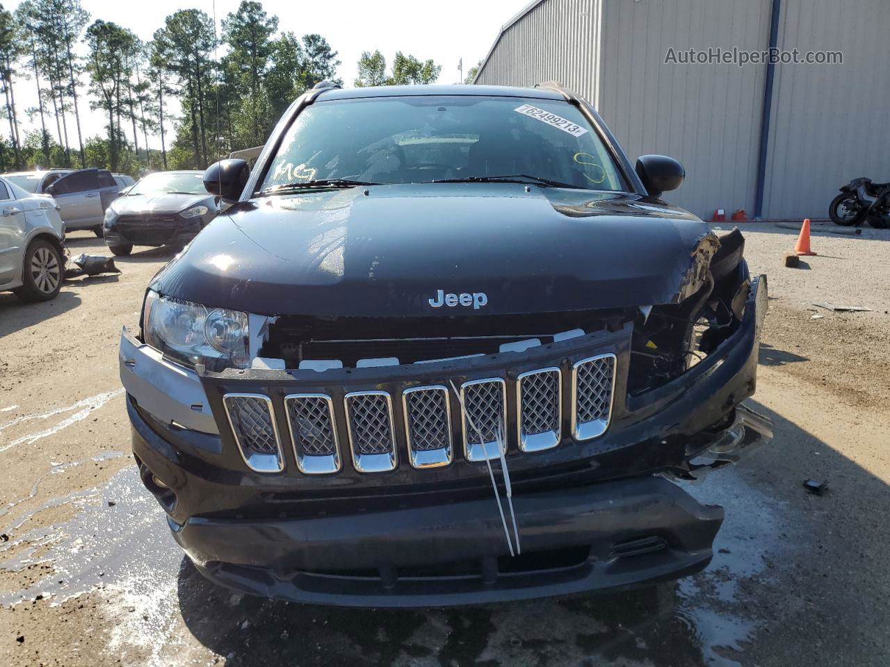 2014 Jeep Compass Latitude Черный vin: 1C4NJCEB1ED508699