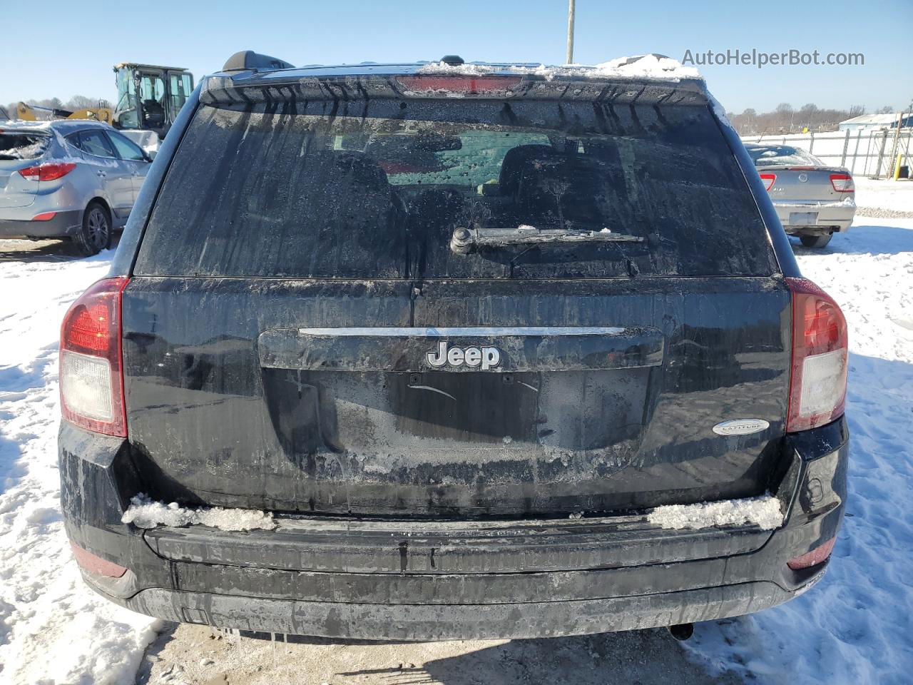 2014 Jeep Compass Latitude Black vin: 1C4NJCEB2ED814259