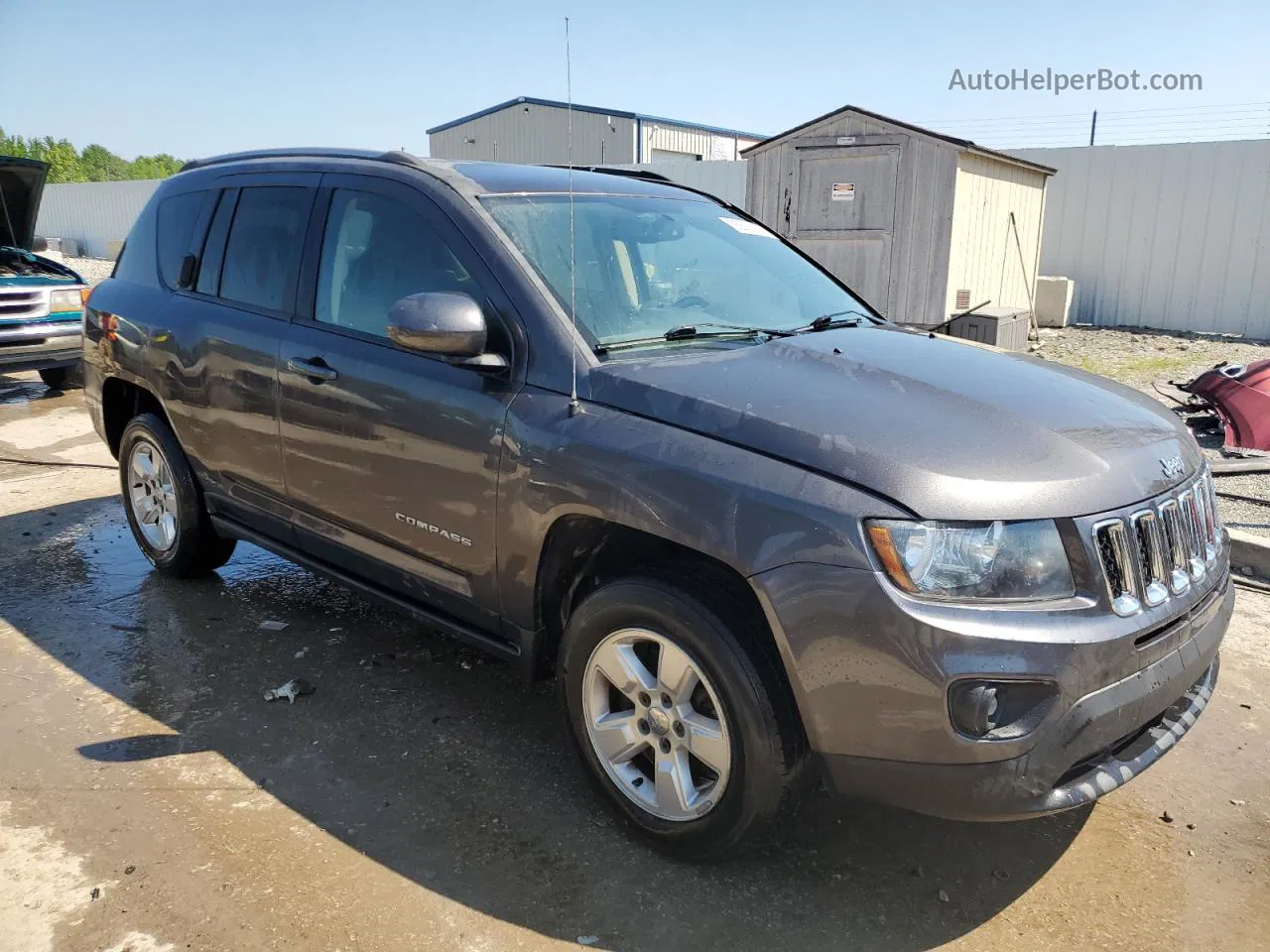 2016 Jeep Compass Latitude Серый vin: 1C4NJCEB2GD656685