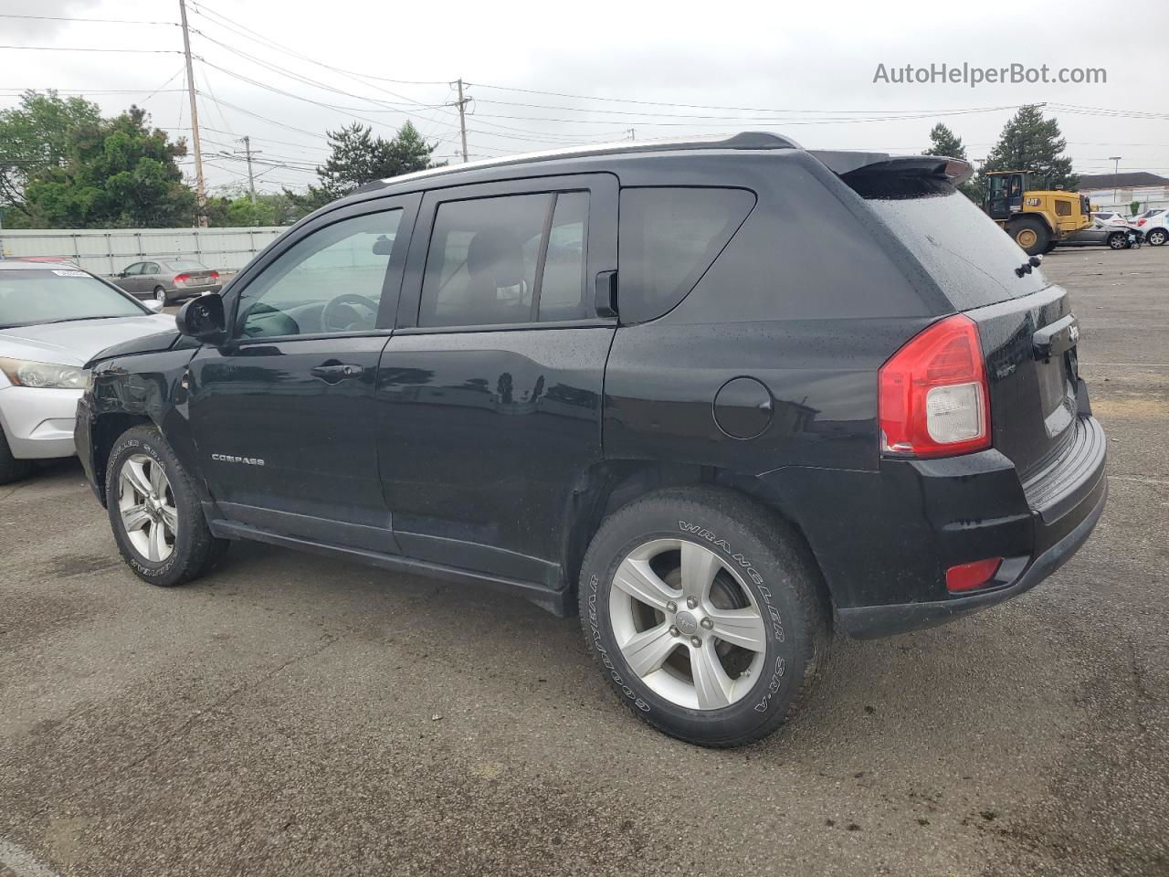 2013 Jeep Compass Latitude Black vin: 1C4NJCEB3DD100347