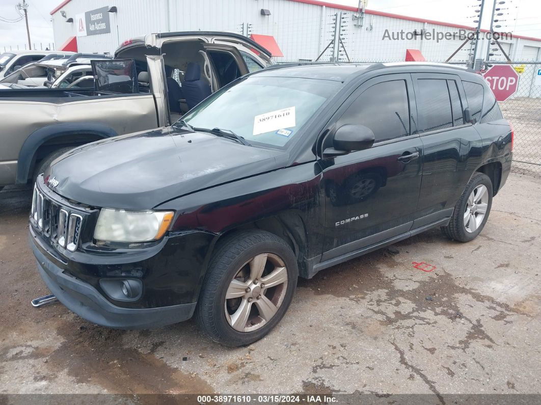 2013 Jeep Compass Latitude Black vin: 1C4NJCEB3DD169510