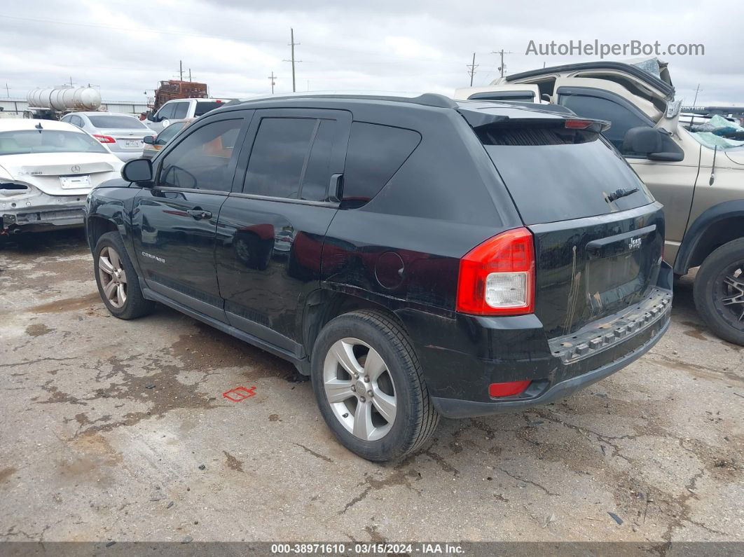 2013 Jeep Compass Latitude Black vin: 1C4NJCEB3DD169510