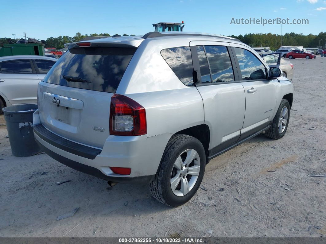 2014 Jeep Compass Latitude Silver vin: 1C4NJCEB3ED559976