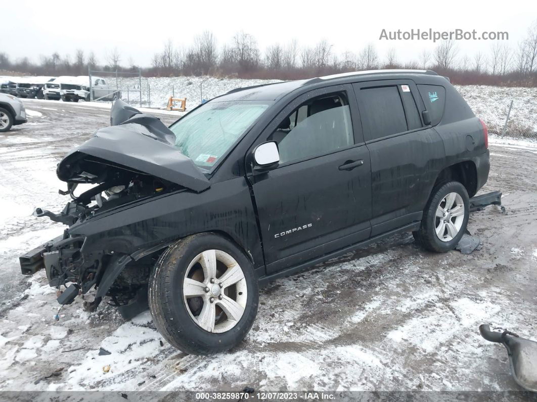 2014 Jeep Compass Latitude Black vin: 1C4NJCEB3ED857427