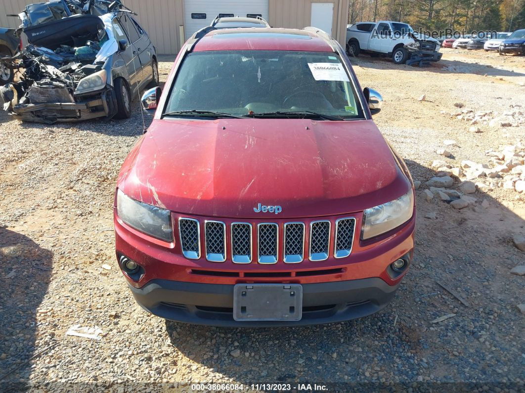 2016 Jeep Compass Latitude Red vin: 1C4NJCEB3GD543120