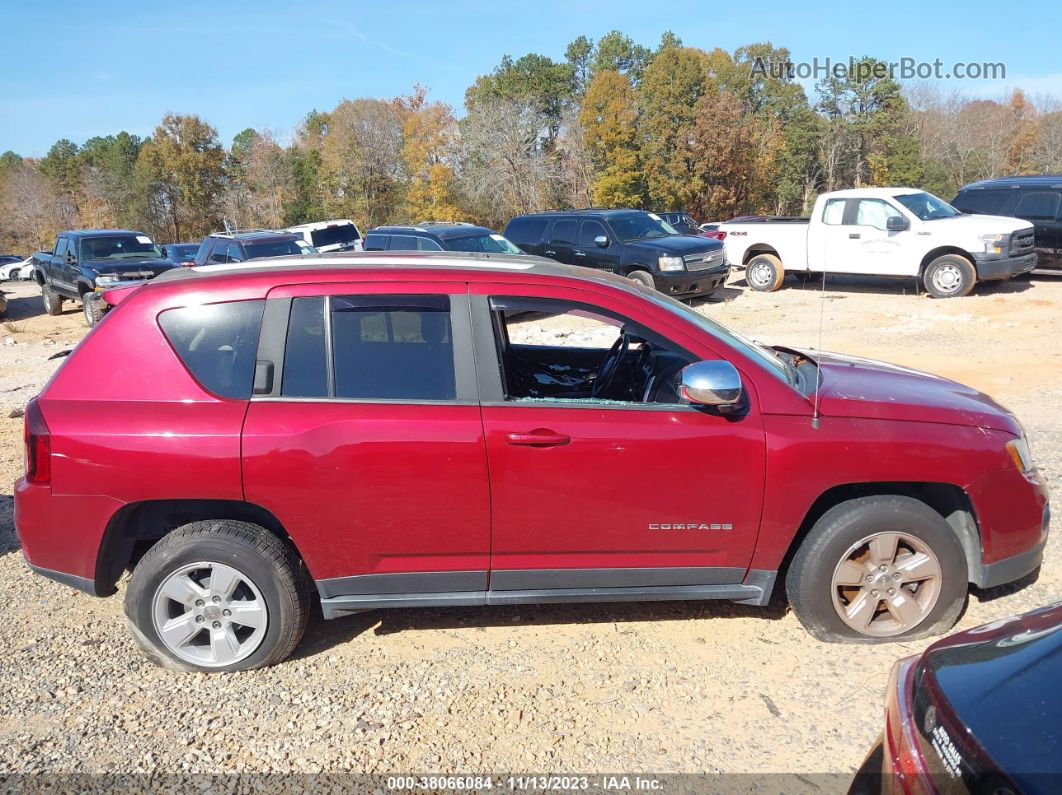 2016 Jeep Compass Latitude Red vin: 1C4NJCEB3GD543120