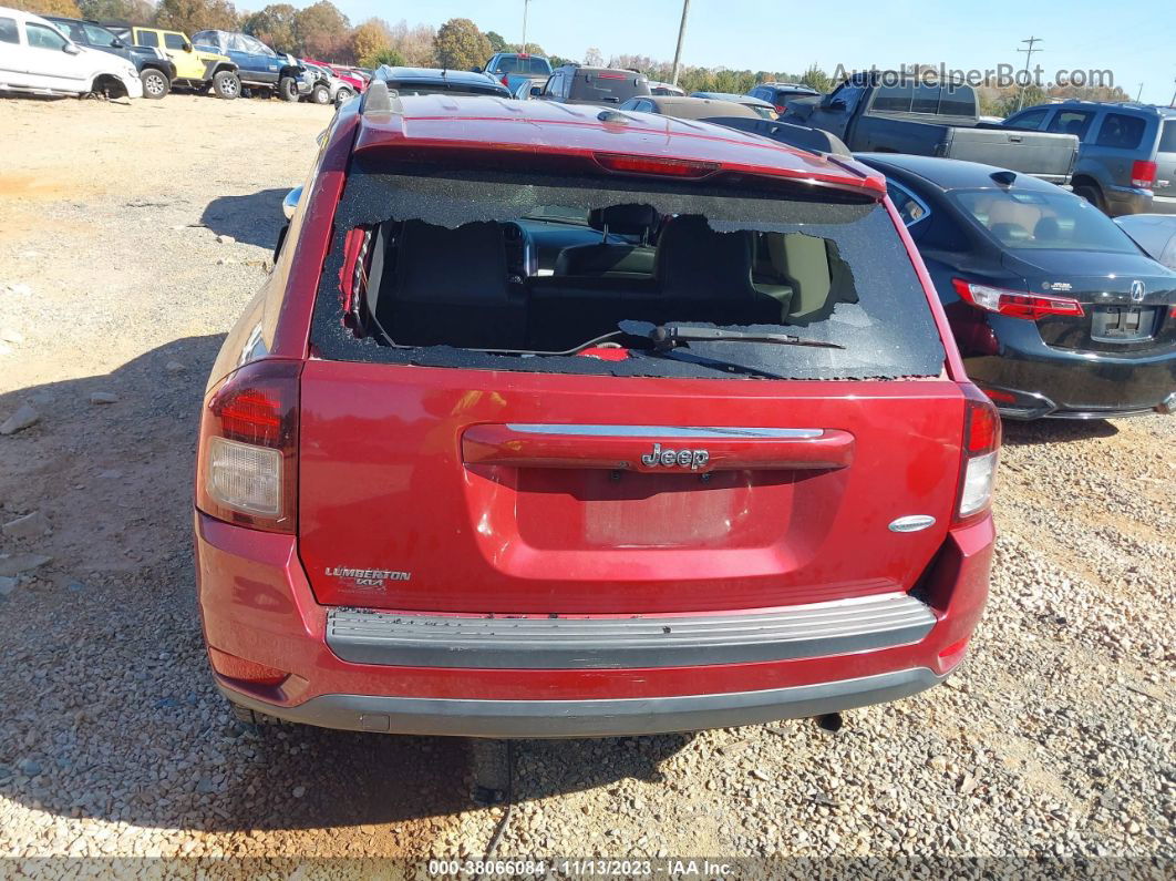 2016 Jeep Compass Latitude Red vin: 1C4NJCEB3GD543120