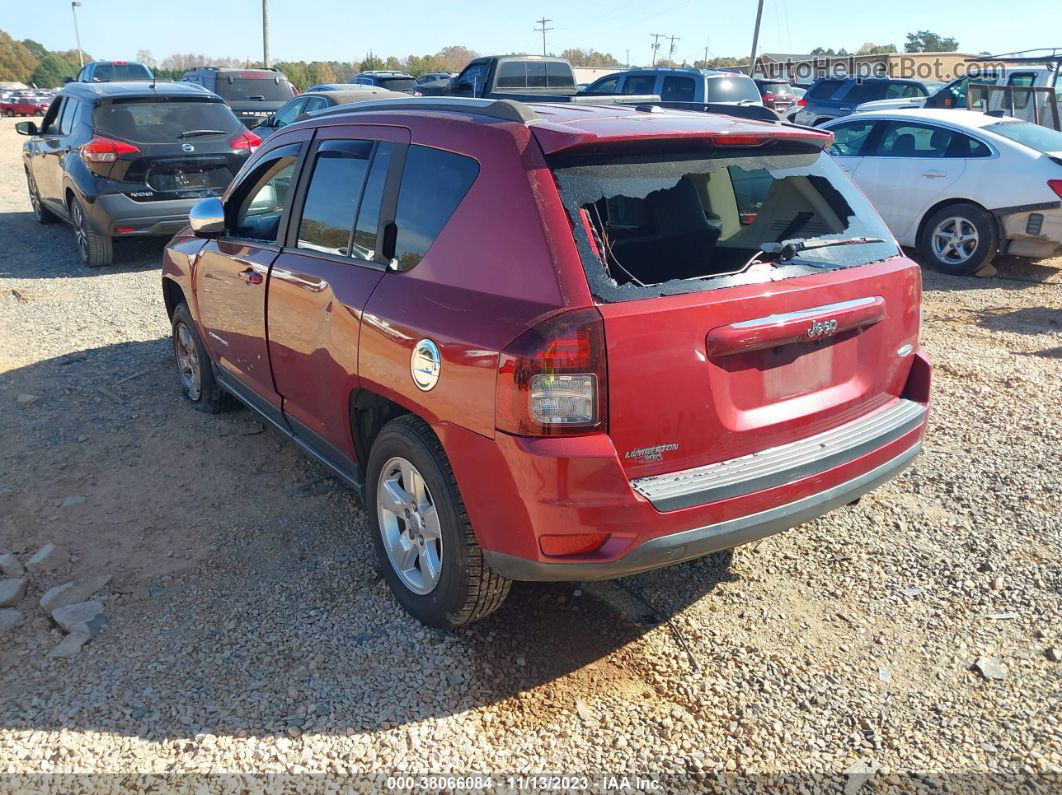 2016 Jeep Compass Latitude Red vin: 1C4NJCEB3GD543120