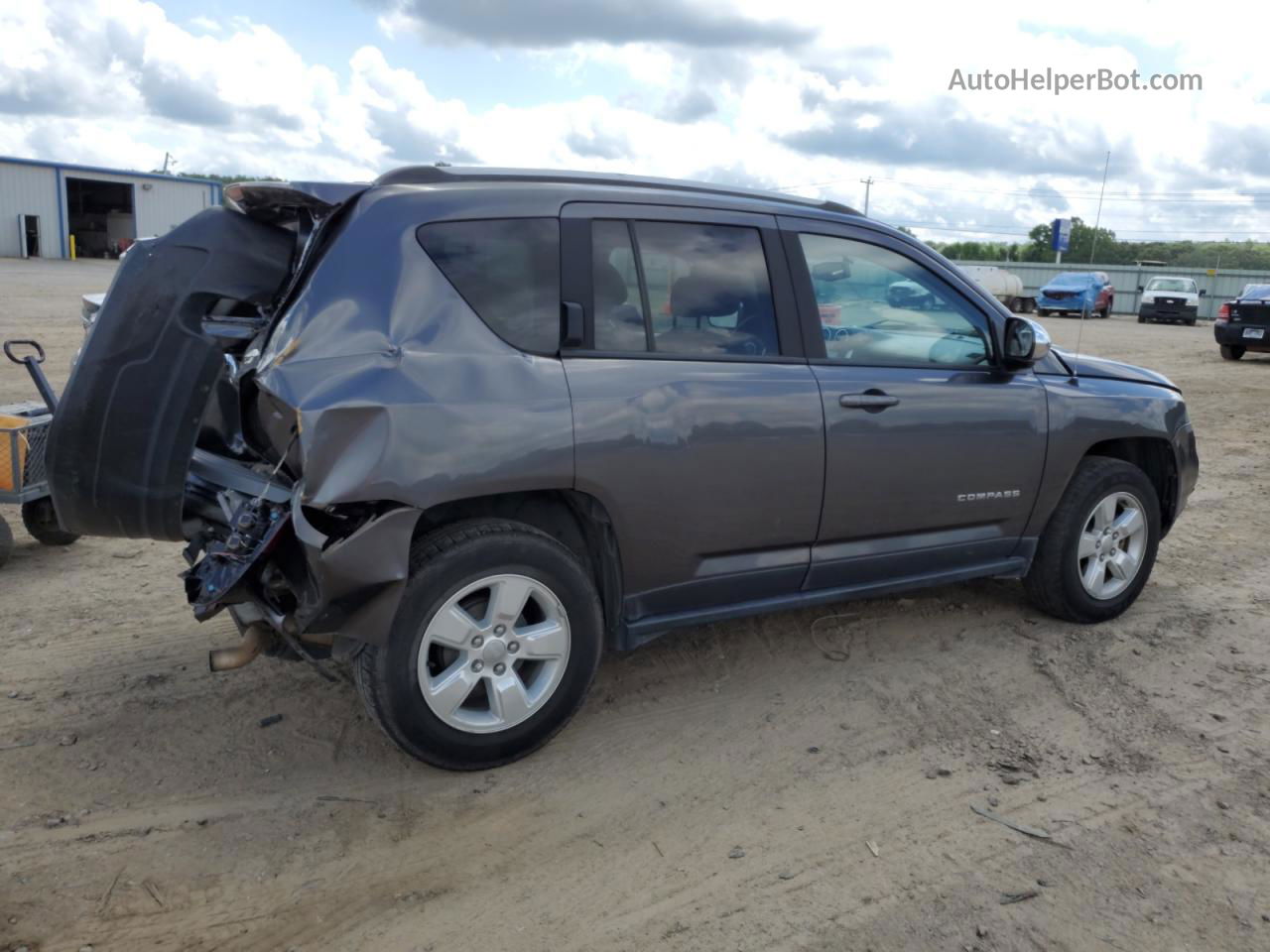 2016 Jeep Compass Latitude Charcoal vin: 1C4NJCEB3GD764927