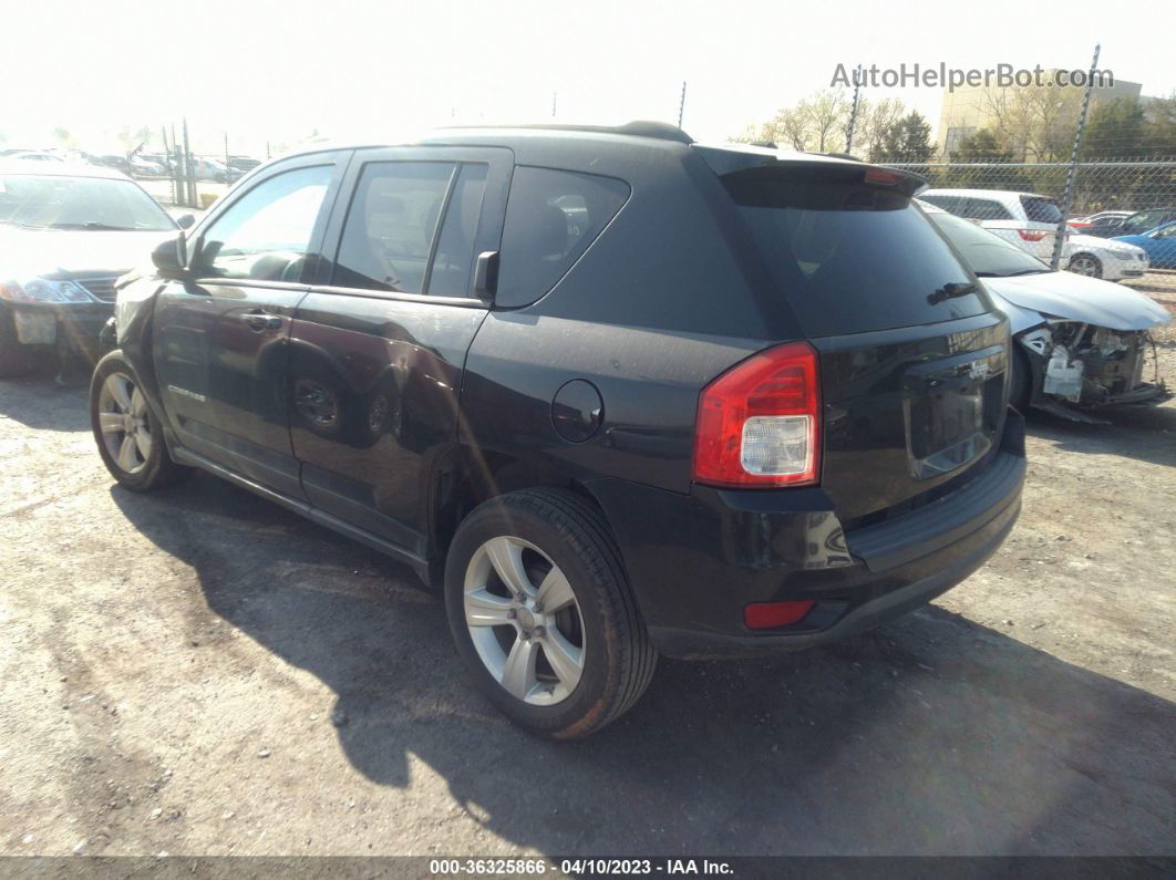 2013 Jeep Compass Latitude Black vin: 1C4NJCEB4DD158838