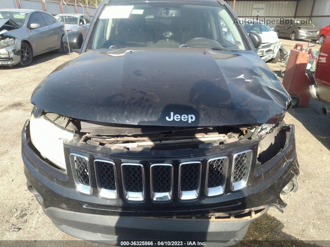 2013 Jeep Compass Latitude Black vin: 1C4NJCEB4DD158838