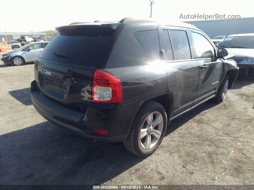 2013 Jeep Compass Latitude Black vin: 1C4NJCEB4DD158838