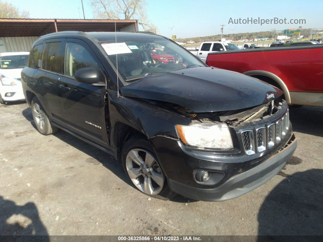 2013 Jeep Compass Latitude Black vin: 1C4NJCEB4DD158838