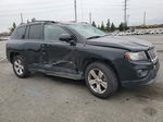 2014 Jeep Compass Latitude Black vin: 1C4NJCEB4ED502203