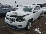 2014 Jeep Compass Latitude White vin: 1C4NJCEB4ED707911