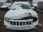 2014 Jeep Compass Latitude White vin: 1C4NJCEB4ED707911