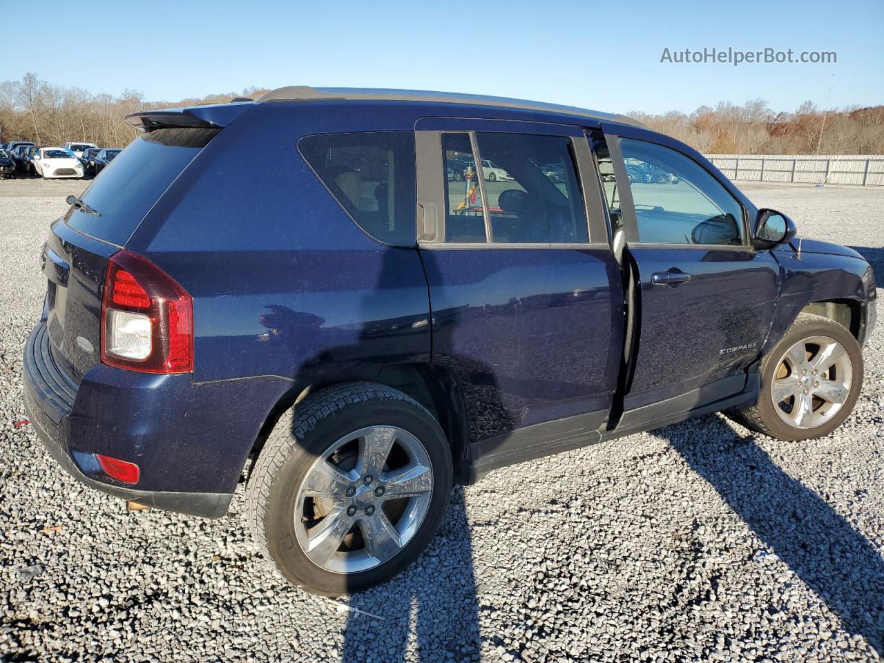 2014 Jeep Compass Latitude Blue vin: 1C4NJCEB4ED715491