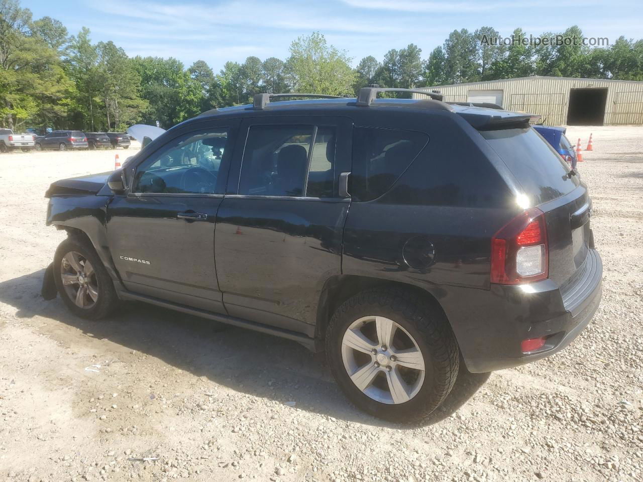 2014 Jeep Compass Latitude Black vin: 1C4NJCEB4ED794385