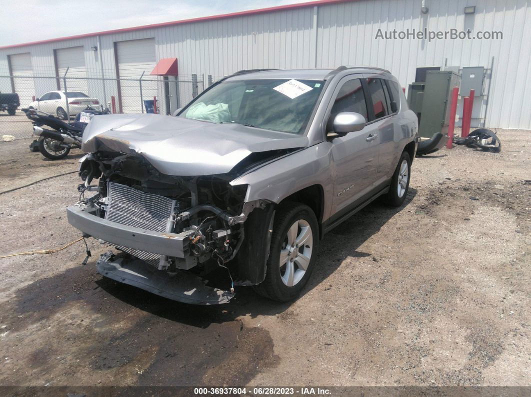 2014 Jeep Compass Latitude Silver vin: 1C4NJCEB4ED831404