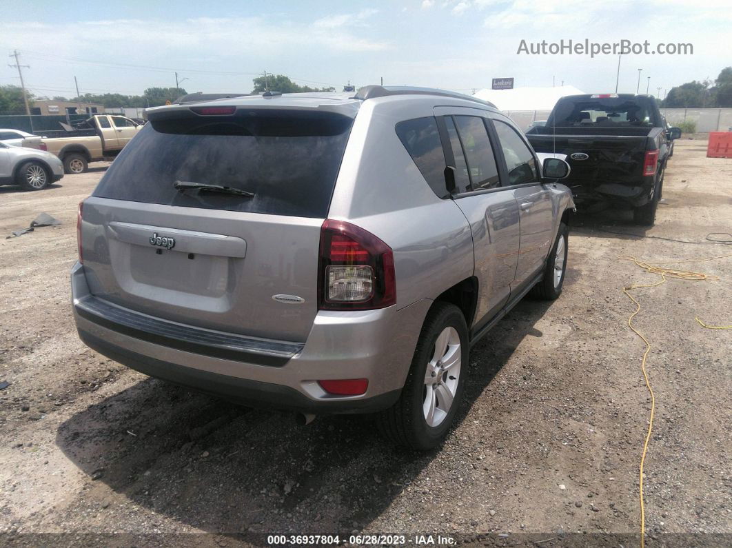 2014 Jeep Compass Latitude Silver vin: 1C4NJCEB4ED831404