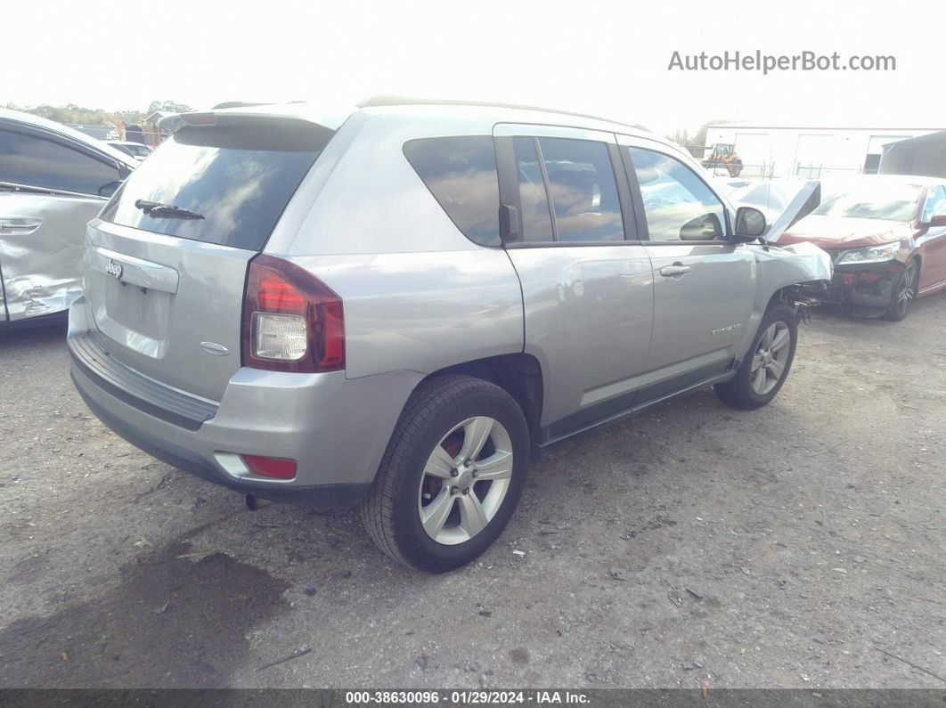 2014 Jeep Compass Latitude Silver vin: 1C4NJCEB4ED864435