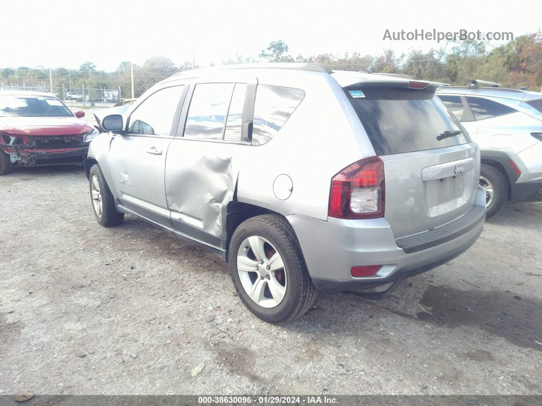 2014 Jeep Compass Latitude Silver vin: 1C4NJCEB4ED864435