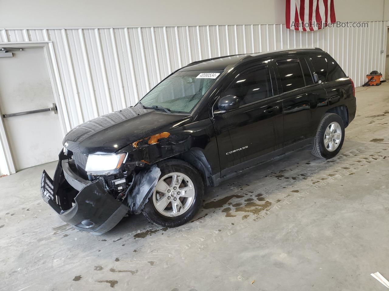 2016 Jeep Compass Latitude Black vin: 1C4NJCEB4GD642867