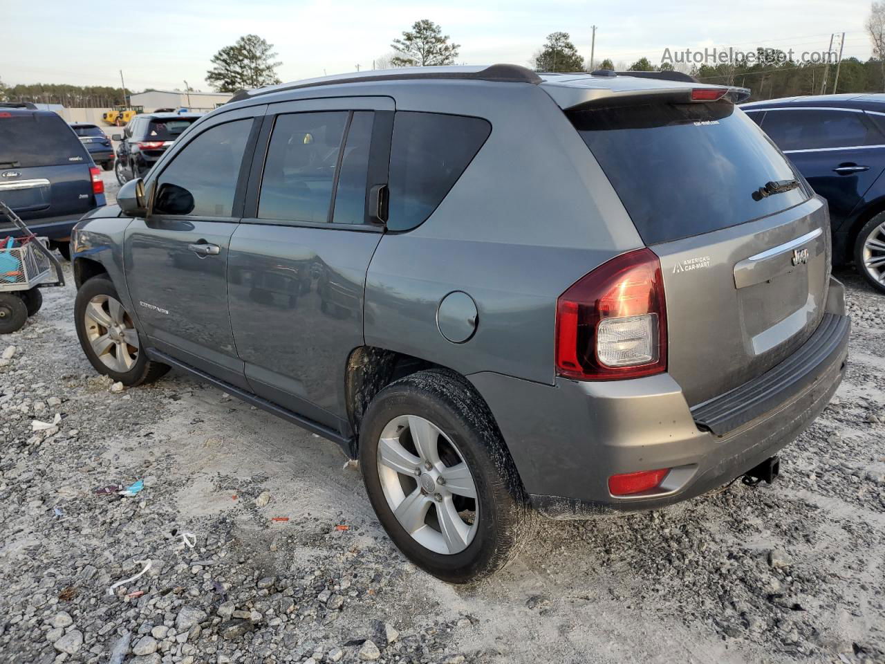 2014 Jeep Compass Latitude Gray vin: 1C4NJCEB5ED502744