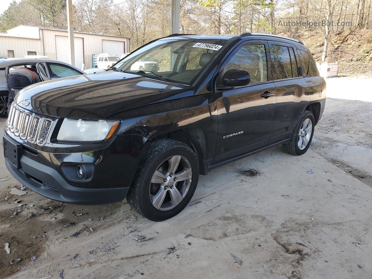 2014 Jeep Compass Latitude Черный vin: 1C4NJCEB5ED512528