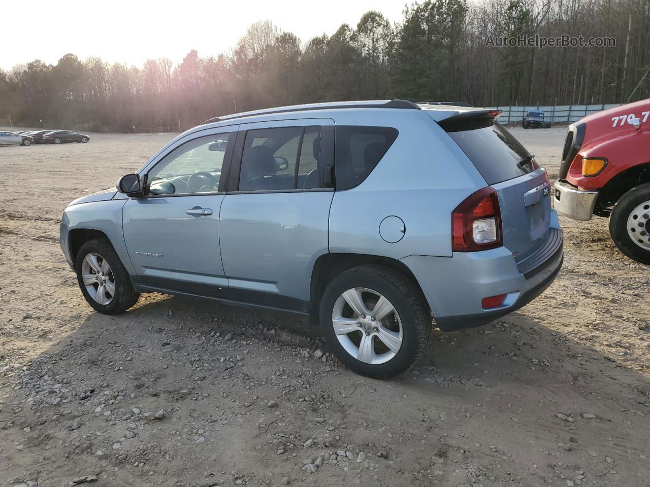 2014 Jeep Compass Latitude Blue vin: 1C4NJCEB5ED559848