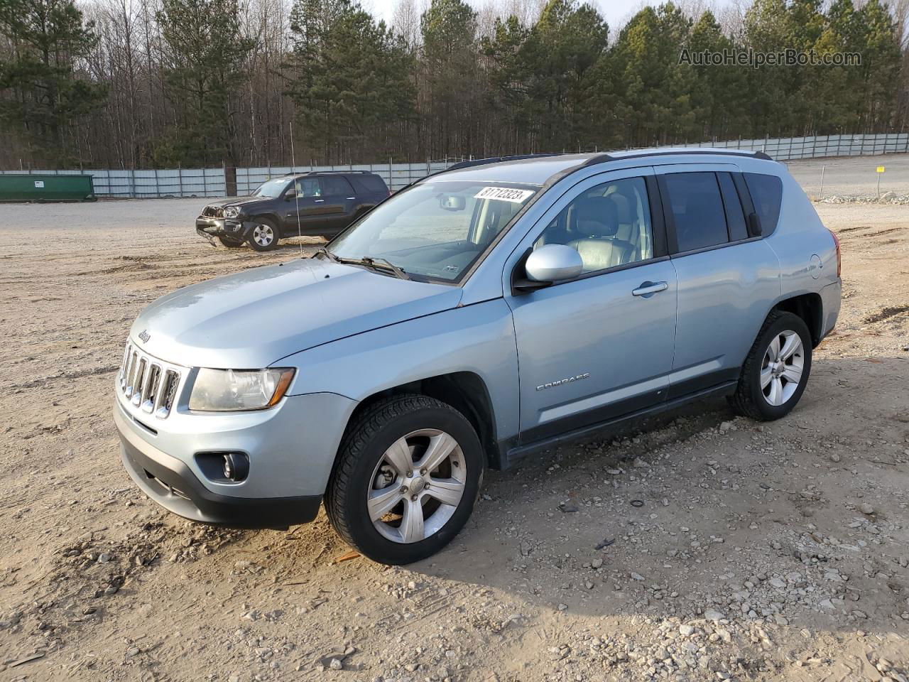 2014 Jeep Compass Latitude Blue vin: 1C4NJCEB5ED559848